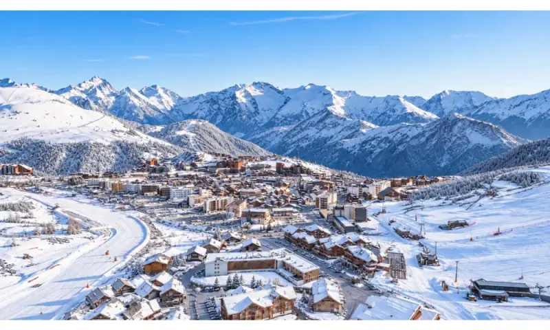Vue du programme à Huez