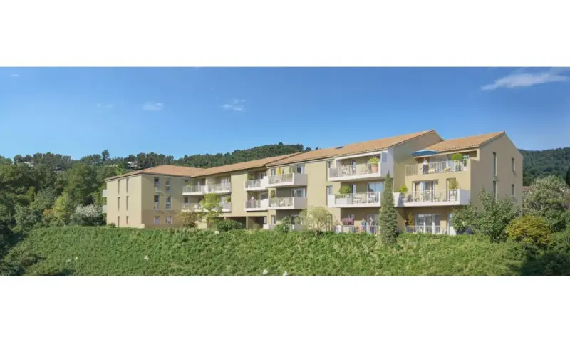 Vue du programme à Meyreuil