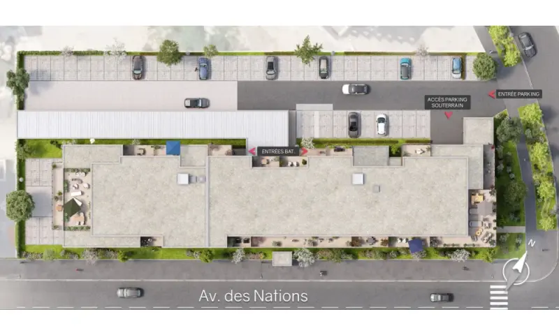 Vue du programme à Yutz