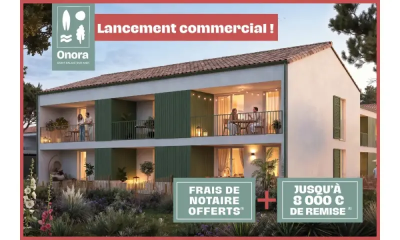 Vue du programme à St Palais Sur Mer