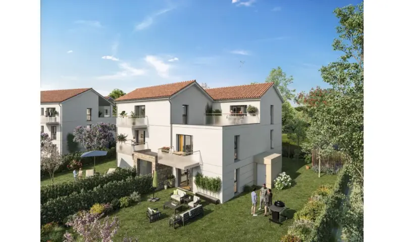 Vue du programme à Vouneuil Sous Biard
