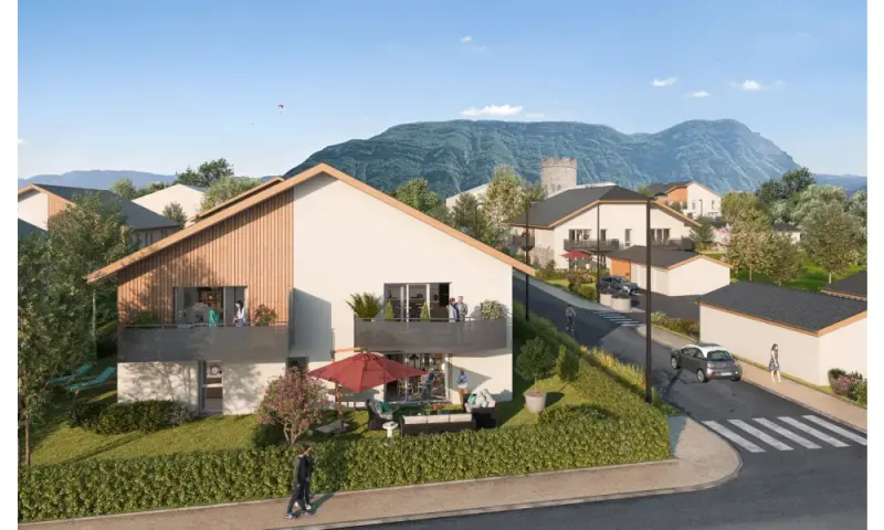 Vue du programme à Myans