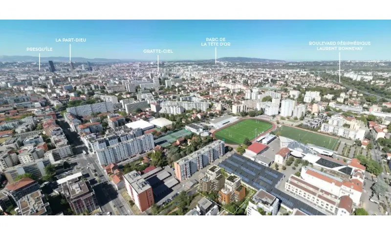 Vue du programme à Villeurbanne