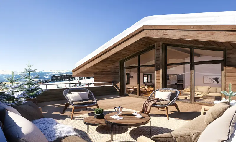 Vue du programme à Aime La Plagne